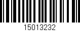 Código de barras (EAN, GTIN, SKU, ISBN): '15013232'