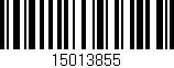 Código de barras (EAN, GTIN, SKU, ISBN): '15013855'