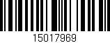 Código de barras (EAN, GTIN, SKU, ISBN): '15017969'