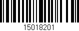 Código de barras (EAN, GTIN, SKU, ISBN): '15018201'