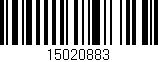 Código de barras (EAN, GTIN, SKU, ISBN): '15020883'