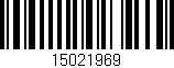 Código de barras (EAN, GTIN, SKU, ISBN): '15021969'