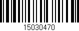 Código de barras (EAN, GTIN, SKU, ISBN): '15030470'