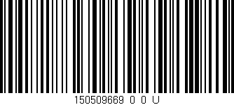 Código de barras (EAN, GTIN, SKU, ISBN): '150509669_0_0_U'