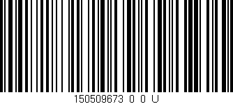 Código de barras (EAN, GTIN, SKU, ISBN): '150509673_0_0_U'