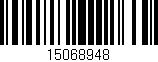 Código de barras (EAN, GTIN, SKU, ISBN): '15068948'