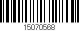 Código de barras (EAN, GTIN, SKU, ISBN): '15070568'