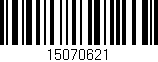 Código de barras (EAN, GTIN, SKU, ISBN): '15070621'