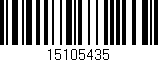 Código de barras (EAN, GTIN, SKU, ISBN): '15105435'
