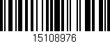 Código de barras (EAN, GTIN, SKU, ISBN): '15108976'