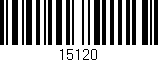 Código de barras (EAN, GTIN, SKU, ISBN): '15120'