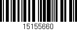 Código de barras (EAN, GTIN, SKU, ISBN): '15155660'
