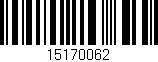 Código de barras (EAN, GTIN, SKU, ISBN): '15170062'