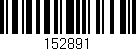 Código de barras (EAN, GTIN, SKU, ISBN): '152891'