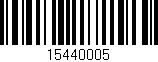 Código de barras (EAN, GTIN, SKU, ISBN): '15440005'