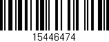 Código de barras (EAN, GTIN, SKU, ISBN): '15446474'