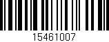 Código de barras (EAN, GTIN, SKU, ISBN): '15461007'