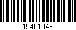 Código de barras (EAN, GTIN, SKU, ISBN): '15461048'