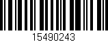 Código de barras (EAN, GTIN, SKU, ISBN): '15490243'