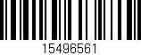 Código de barras (EAN, GTIN, SKU, ISBN): '15496561'