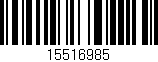 Código de barras (EAN, GTIN, SKU, ISBN): '15516985'