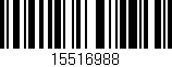 Código de barras (EAN, GTIN, SKU, ISBN): '15516988'