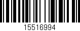 Código de barras (EAN, GTIN, SKU, ISBN): '15516994'
