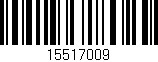 Código de barras (EAN, GTIN, SKU, ISBN): '15517009'