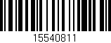 Código de barras (EAN, GTIN, SKU, ISBN): '15540811'