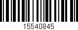 Código de barras (EAN, GTIN, SKU, ISBN): '15540845'