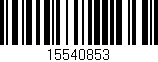 Código de barras (EAN, GTIN, SKU, ISBN): '15540853'