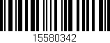 Código de barras (EAN, GTIN, SKU, ISBN): '15580342'