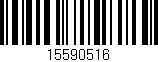 Código de barras (EAN, GTIN, SKU, ISBN): '15590516'