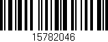 Código de barras (EAN, GTIN, SKU, ISBN): '15782046'