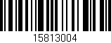 Código de barras (EAN, GTIN, SKU, ISBN): '15813004'