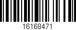 Código de barras (EAN, GTIN, SKU, ISBN): '16168471'