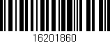 Código de barras (EAN, GTIN, SKU, ISBN): '16201860'