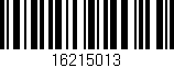 Código de barras (EAN, GTIN, SKU, ISBN): '16215013'