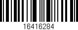 Código de barras (EAN, GTIN, SKU, ISBN): '16416284'