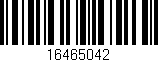 Código de barras (EAN, GTIN, SKU, ISBN): '16465042'