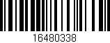 Código de barras (EAN, GTIN, SKU, ISBN): '16480338'