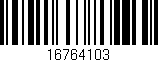 Código de barras (EAN, GTIN, SKU, ISBN): '16764103'