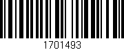 Código de barras (EAN, GTIN, SKU, ISBN): '1701493'