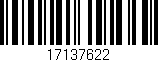 Código de barras (EAN, GTIN, SKU, ISBN): '17137622'