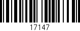 Código de barras (EAN, GTIN, SKU, ISBN): '17147'