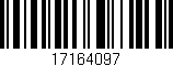 Código de barras (EAN, GTIN, SKU, ISBN): '17164097'