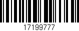 Código de barras (EAN, GTIN, SKU, ISBN): '17199777'