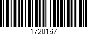 Código de barras (EAN, GTIN, SKU, ISBN): '1720167'