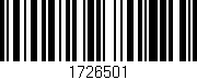 Código de barras (EAN, GTIN, SKU, ISBN): '1726501'