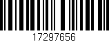 Código de barras (EAN, GTIN, SKU, ISBN): '17297656'